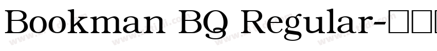 Bookman BQ Regular字体转换